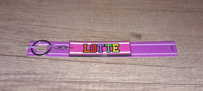 Sleutelhanger paars Lotte