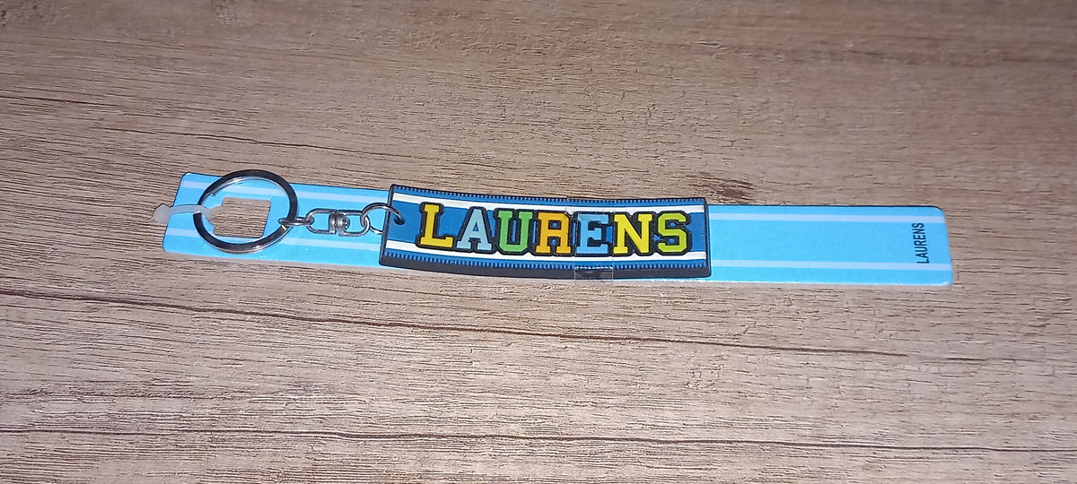 Sleutelhanger blauw Laurens
