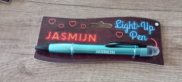 Pen met naam Jasmijn