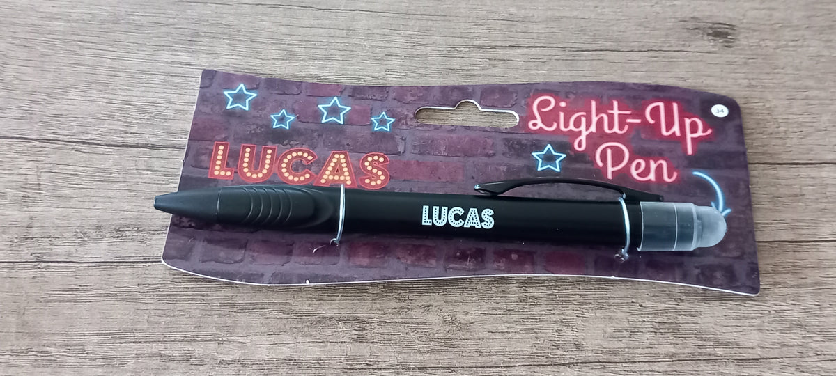 Pen met naam Lucas