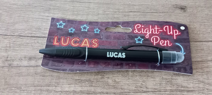 Pen met naam Lucas