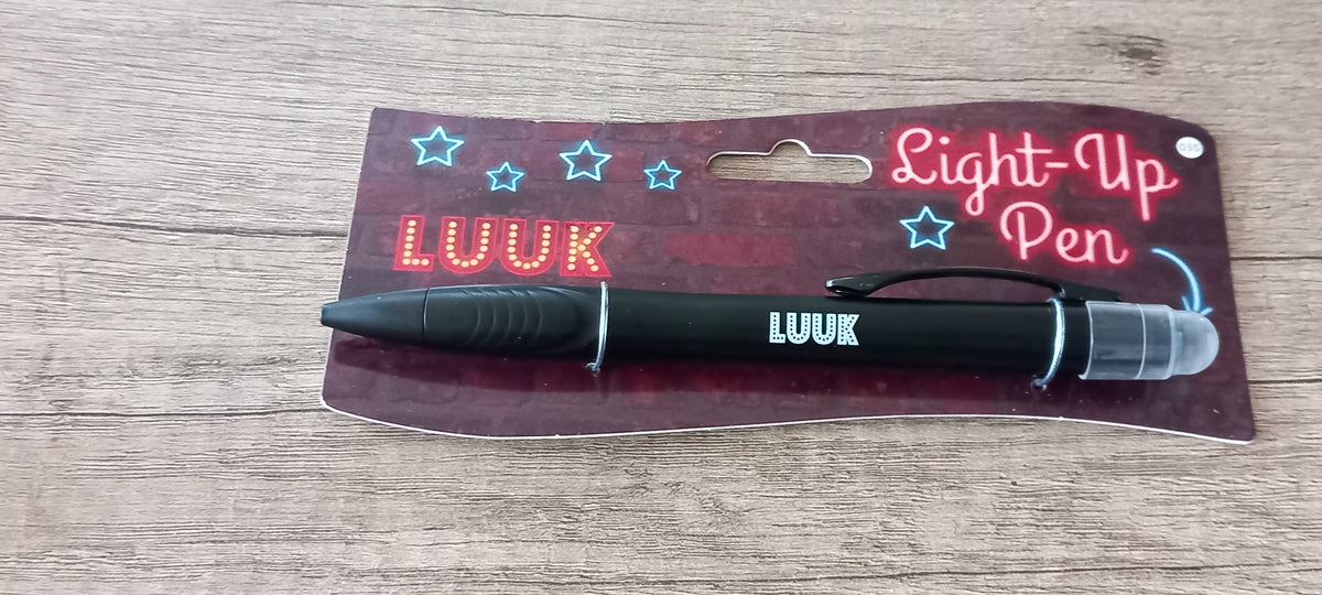 Pen met naam Luuk