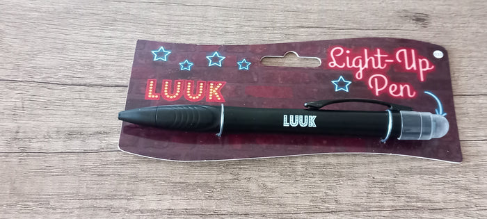 Pen met naam Luuk