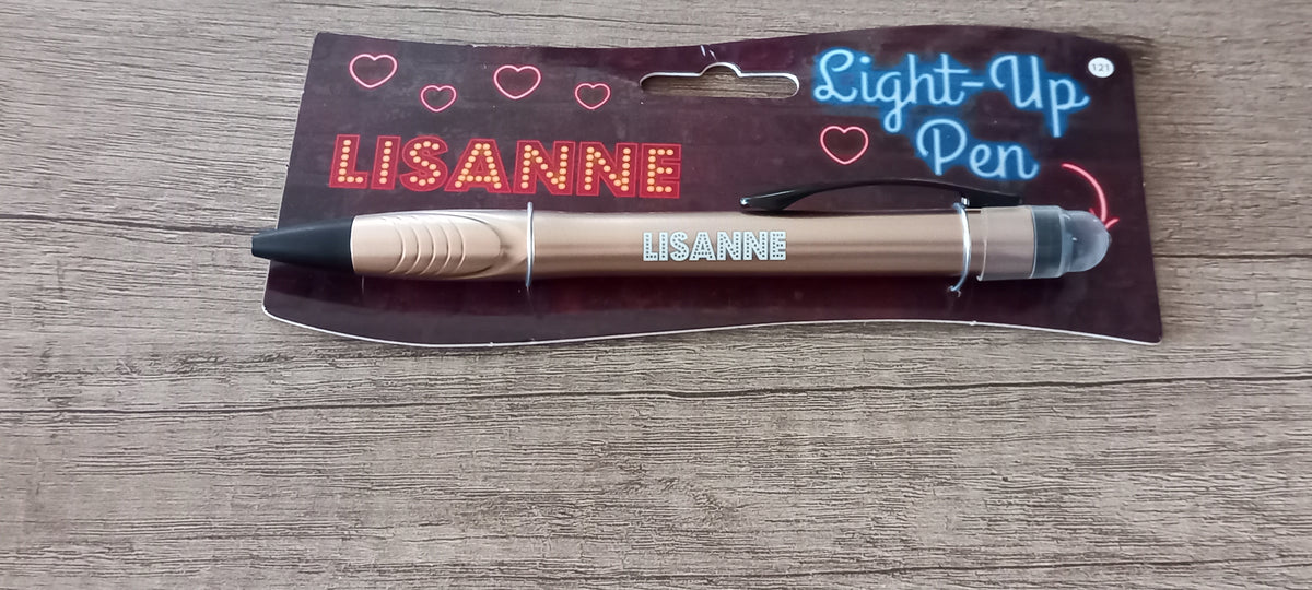Pen met naam Lisanne