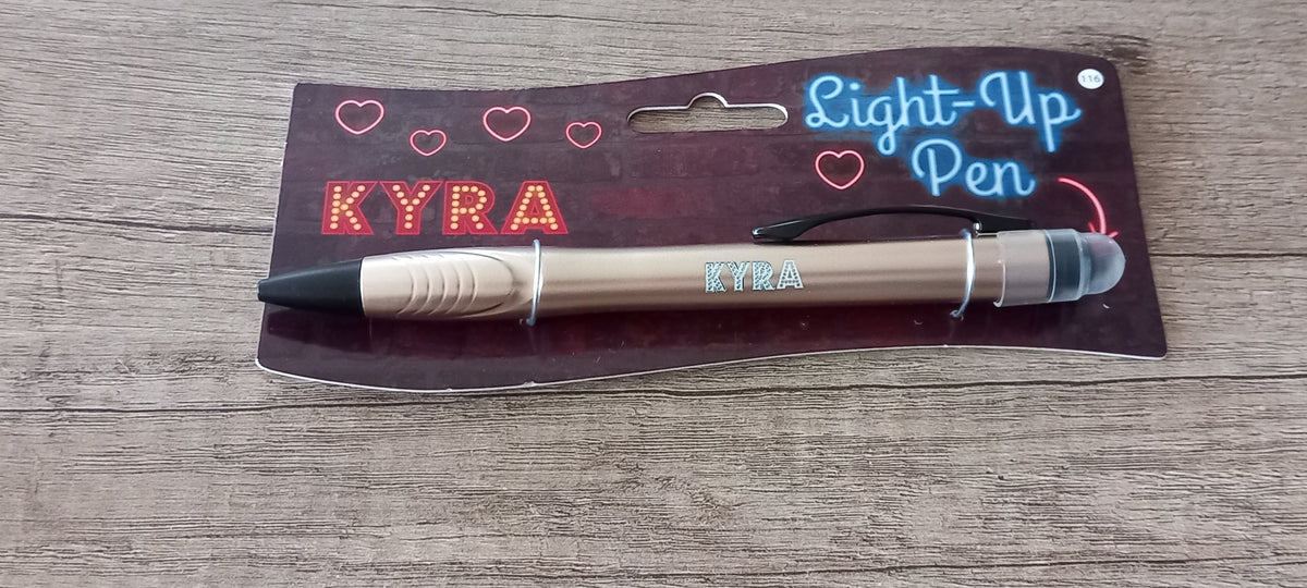 Pen met naam Kyra