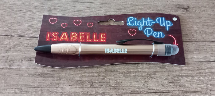 Pen met naam Isabelle