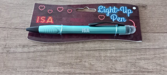 Pen met naam Isa