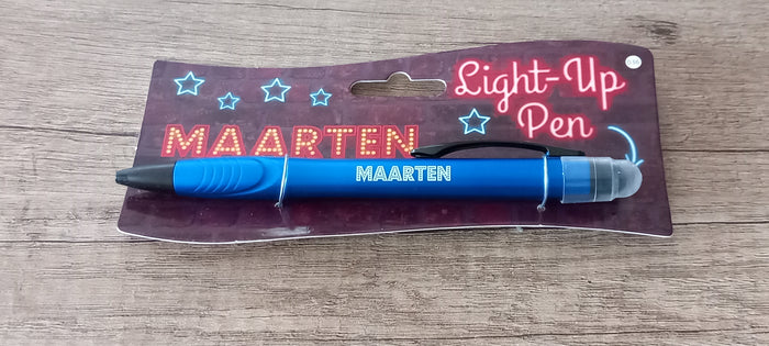 Pen met naam Maarten