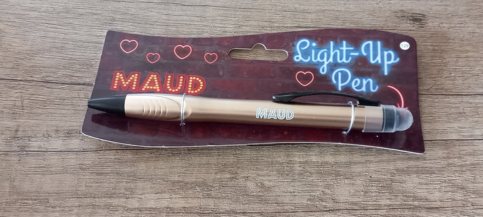 Pen met naam Maud