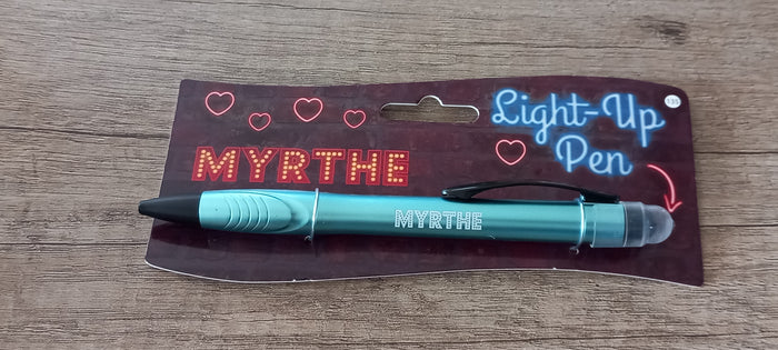 Pen met naam Myrthe