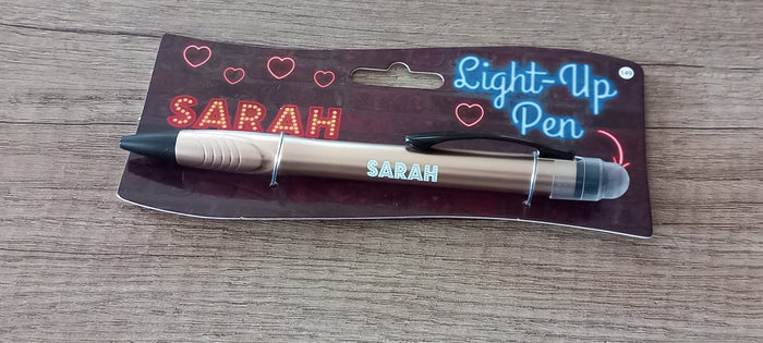 Pen met naam Sarah