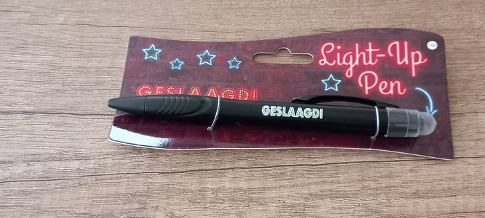 Pen met naam Geslaagd