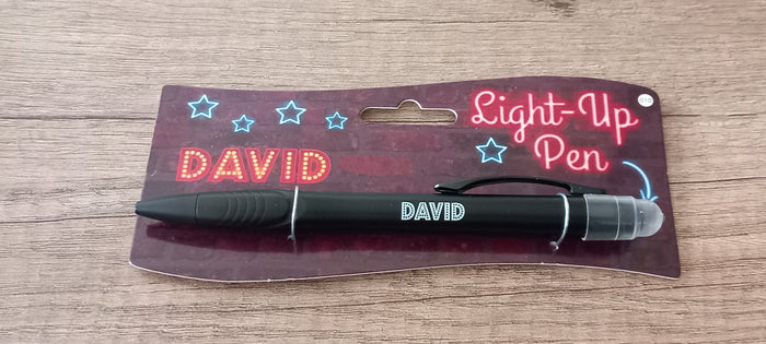 Pen met naam David