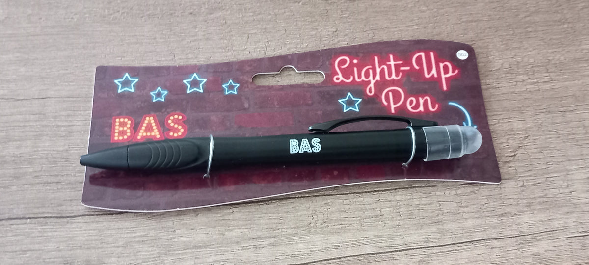 Pen met naam Bas