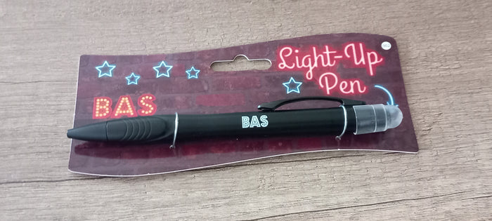 Pen met naam Bas