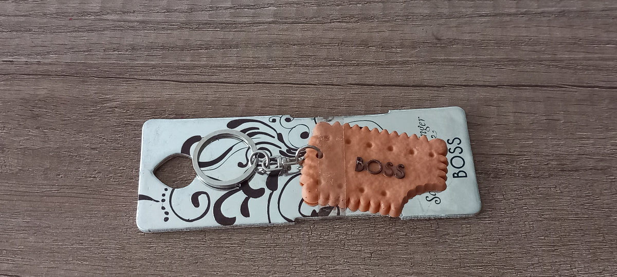 Sleutelhanger koekje Boss