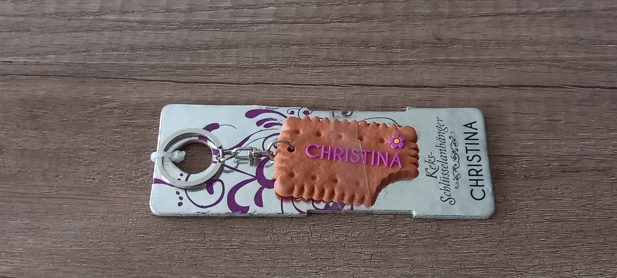 Sleutelhanger koekje Christina