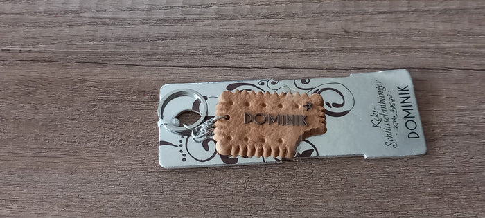 Sleutelhanger koekje Dominik