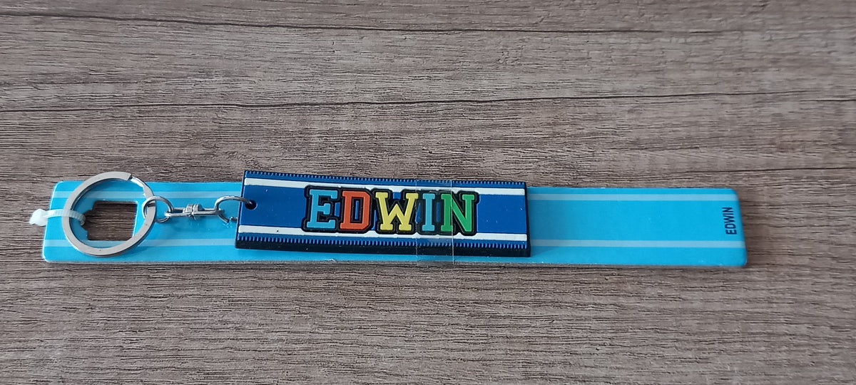 Sleutelhanger blauw Edwin