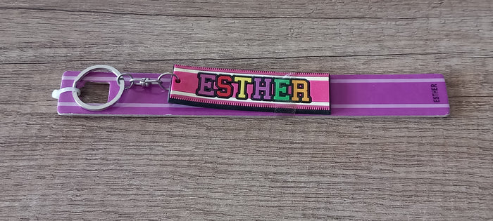 Sleutelhanger Paars Esther
