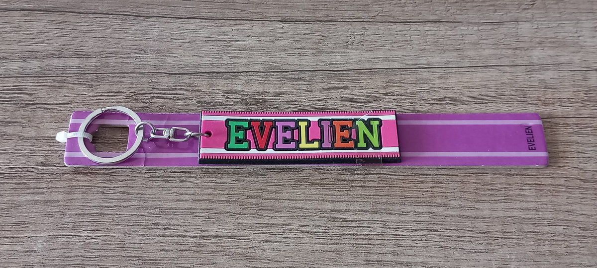 Sleutelhanger Paars Evelien