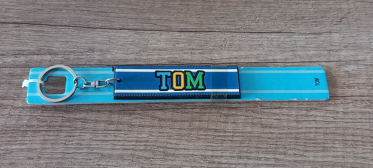 Sleutelhanger blauw Tom