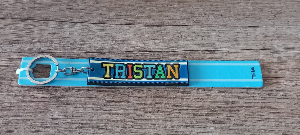 Sleutelhanger blauw Tristan