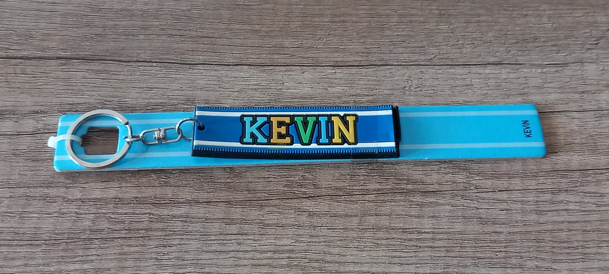 Sleutelhanger blauw Kevin