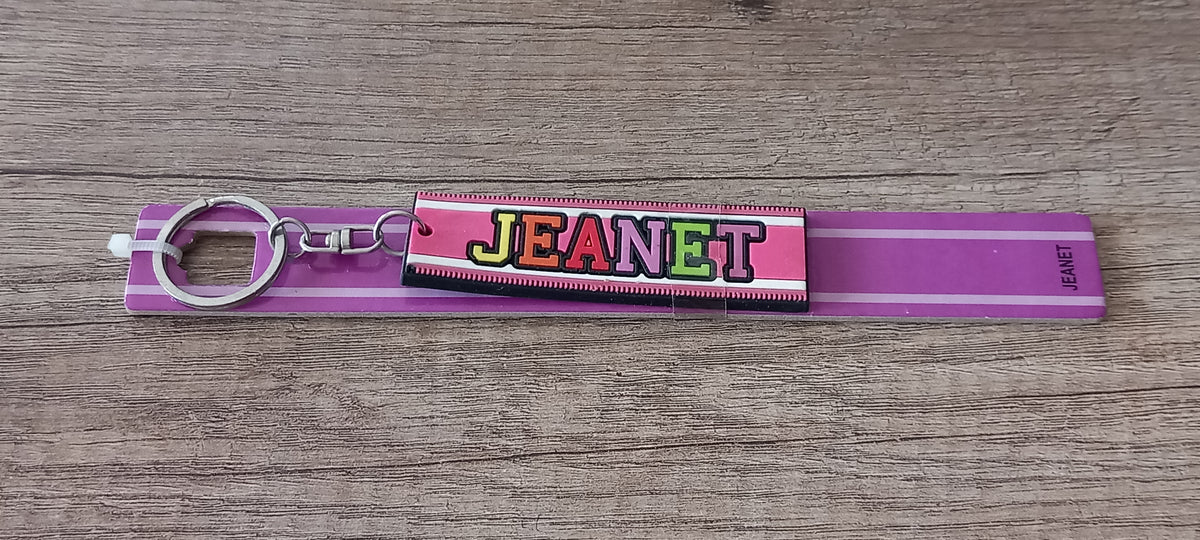 Sleutelhanger Paars Jeanet
