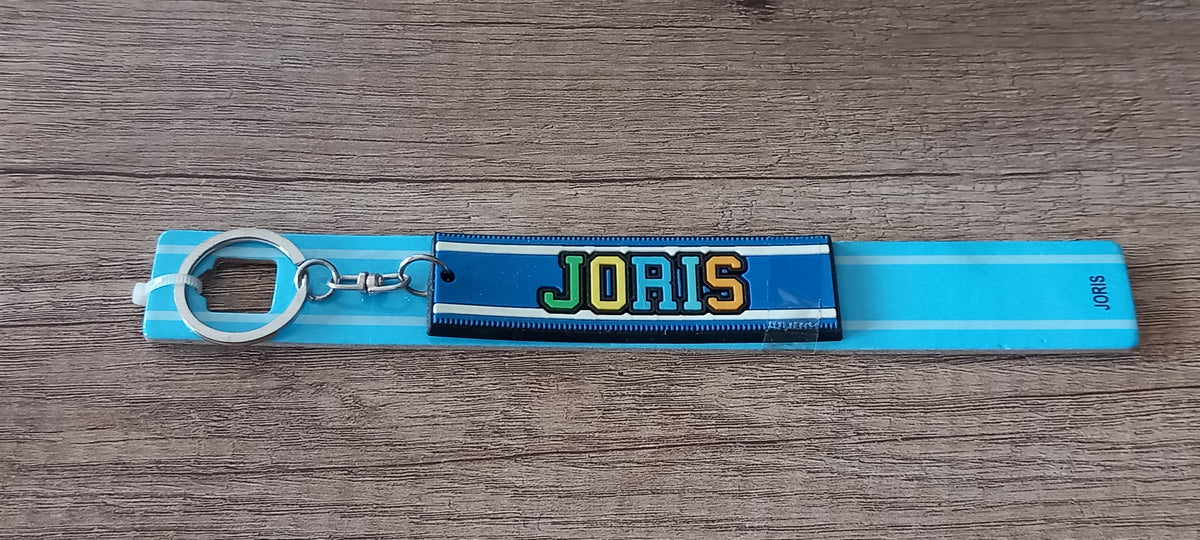 Sleutelhanger blauw Joris