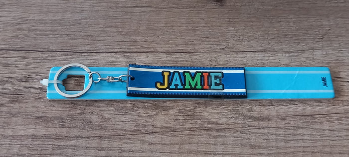 Sleutelhanger blauw Jamie