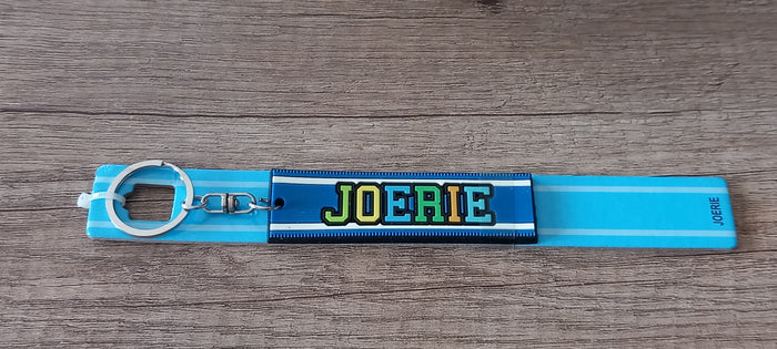 Sleutelhanger blauw Joerie