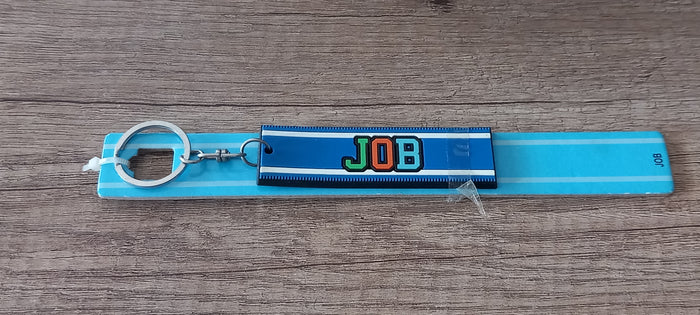 Sleutelhanger blauw Job