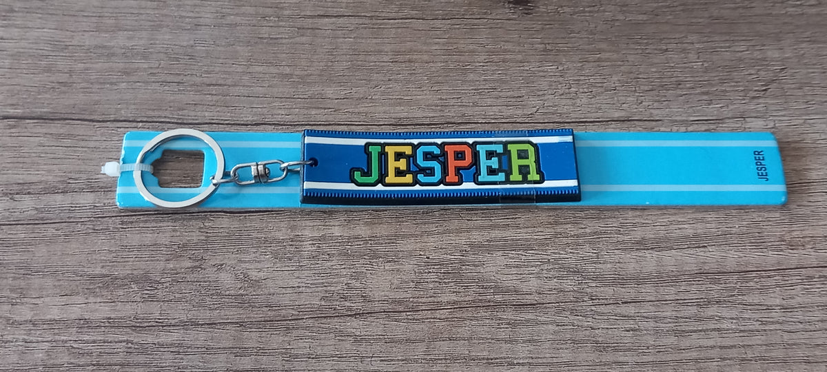 Sleutelhanger blauw Jesper