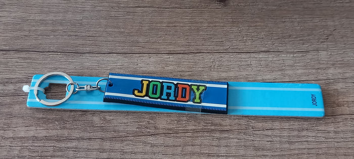 Sleutelhanger blauw Jordy