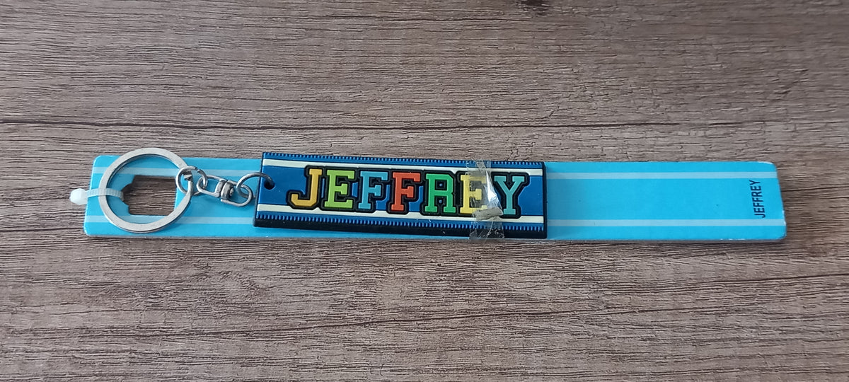 Sleutelhanger blauw Jeffrey