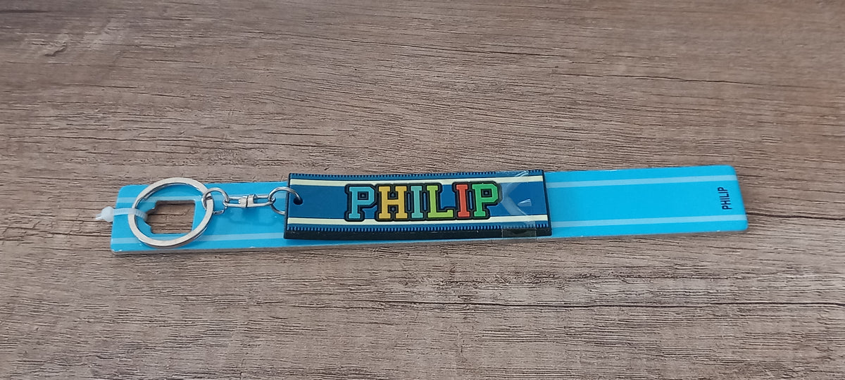 Sleutelhanger blauw Philip