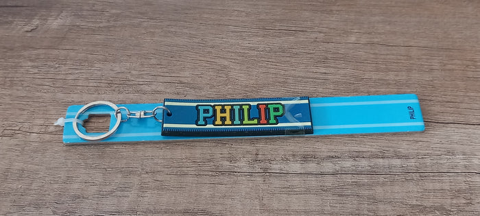 Sleutelhanger blauw Philip