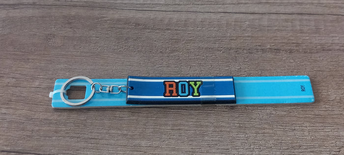 Sleutelhanger blauw Roy