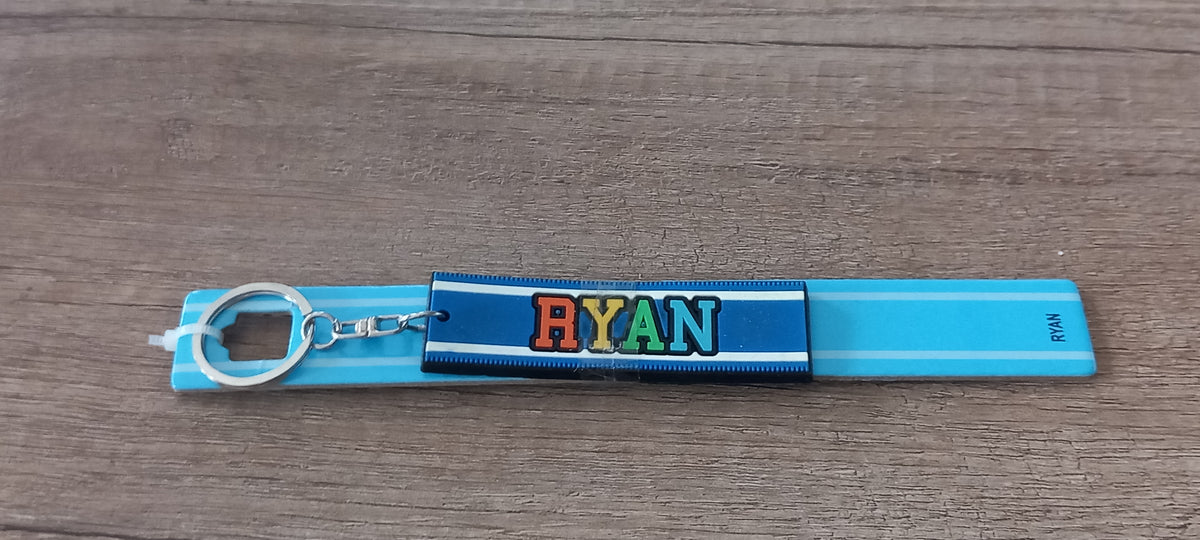 Sleutelhanger blauw Ryan