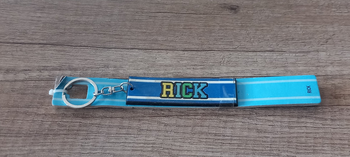 Sleutelhanger blauw Rick