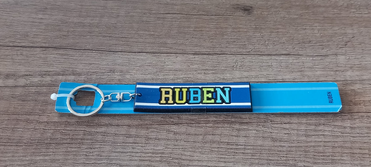 Sleutelhanger blauw Ruben