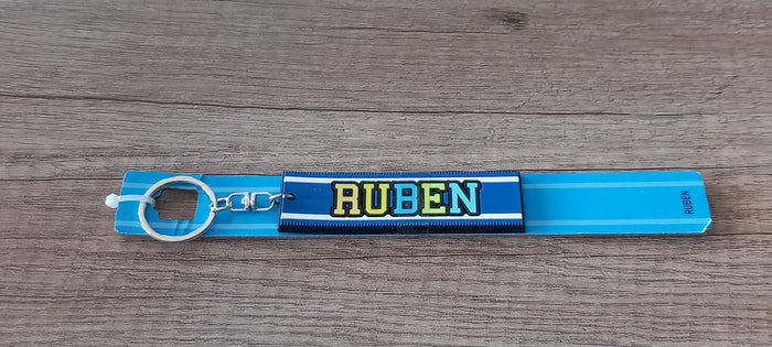 Sleutelhanger blauw Ruben