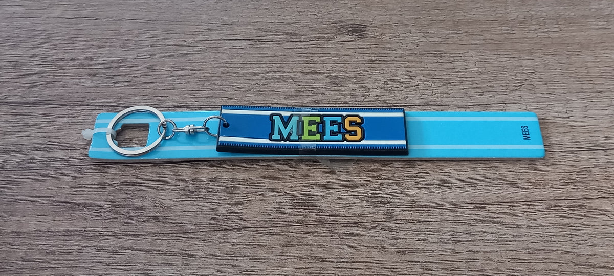 Sleutelhanger blauw Mees