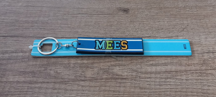 Sleutelhanger blauw Mees