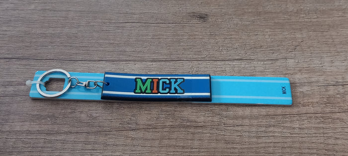 Sleutelhanger blauw Mick
