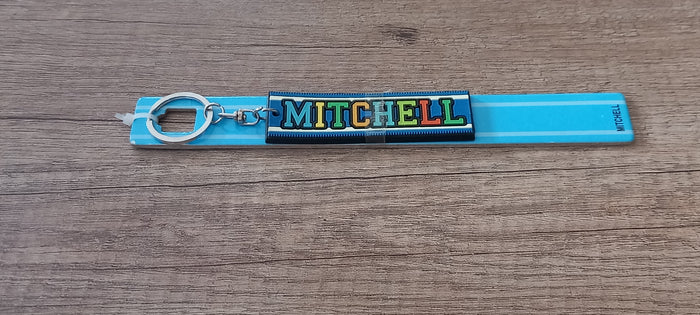 Sleutelhanger blauw Mitchell