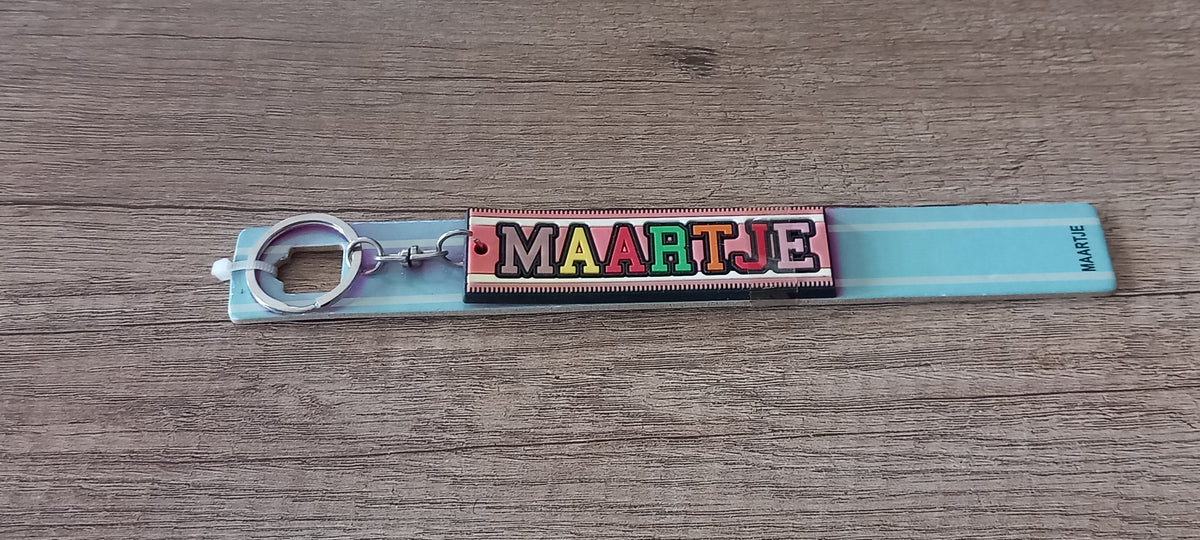 Sleutelhanger blauw Maartje
