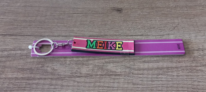 Sleutelhanger paars Meike