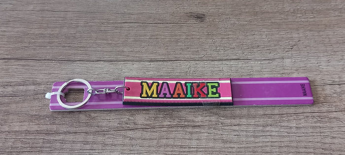 Sleutelhanger paars Maaike